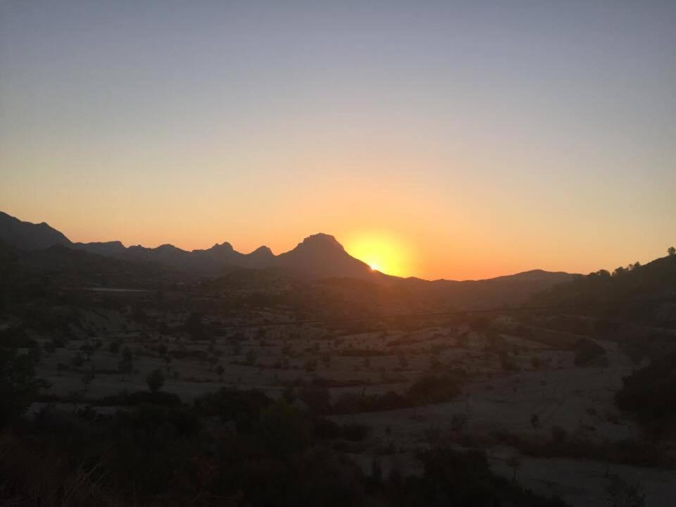 Finca Las Estrellas Relleu Buitenkant foto