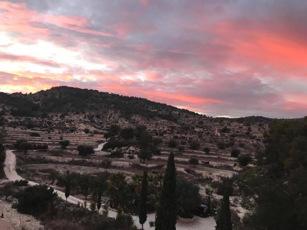 Finca Las Estrellas Relleu Buitenkant foto